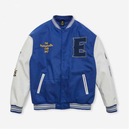 Parramatta Eels 2023 NRL Varsity Jacket Size M-2XL!
