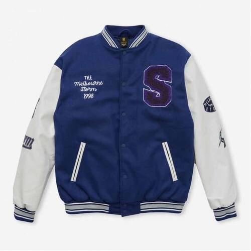 Melbourne Storm 2023 NRL Varsity Jacket Size M-2XL!