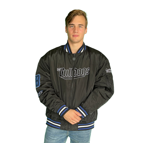 Canterbury Bankstown Bulldogs NRL Bomber Jacket Size M-2XL!