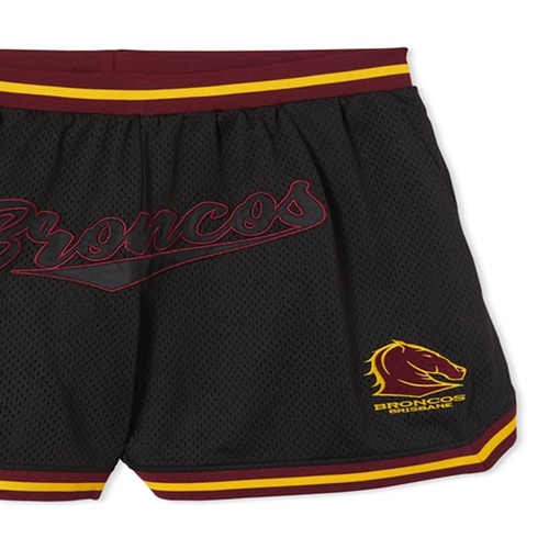 Brisbane Broncos NRL Drexler Basketball Shorts Sizes S-2XL!