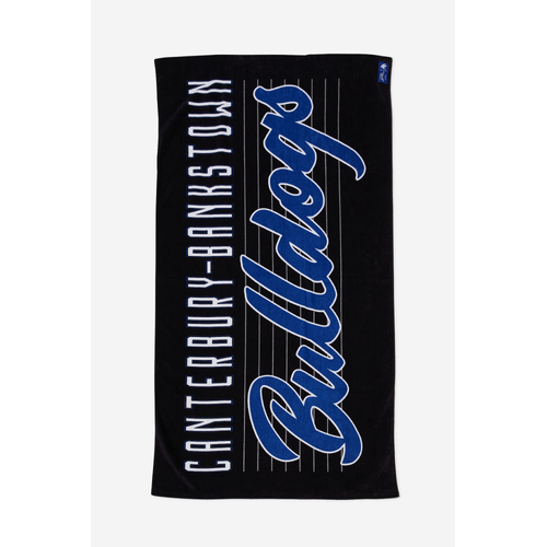 Canterbury Bulldogs NRL Headline Beach Towel! Terry Cotton Towel!