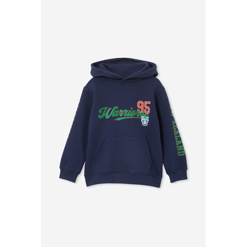 New Zealand Warriors NRL Sleeve Print Hoody Kids Sizes 6-14! W4