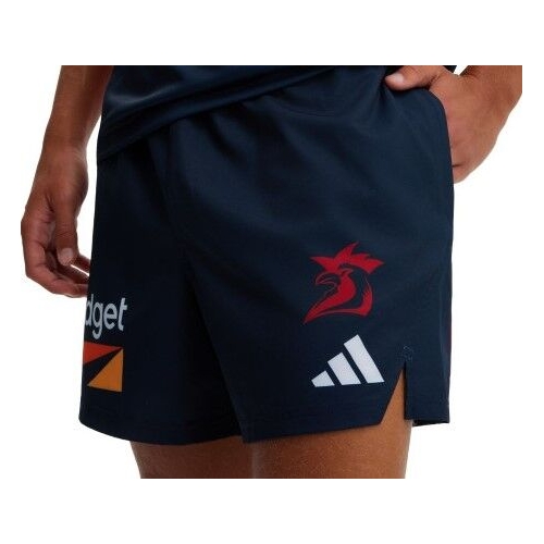 Sydney Roosters NRL 2026 Adidas Training Shorts Extra Big Sizes 4XL-5XL!
