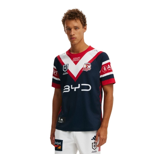 Sydney Roosters NRL 2026 Adidas Home Jersey Extra Big Sizes 4XL-5XL!
