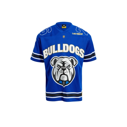 Canterbury Bulldogs NRL 2026 Las Vegas Gridiron Mesh Jersey Sizes XS-4XL!