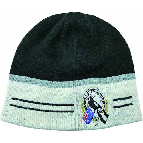 Collingwood Magpies AFL Switch Reverse Beanie! BNWT's!