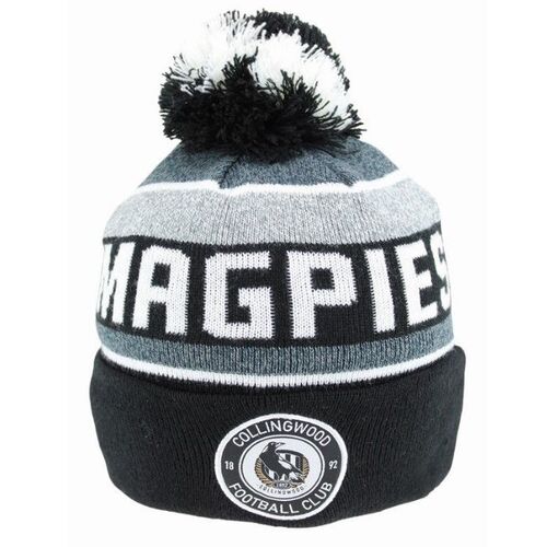 Collingwood Magpies AFL Tundra Beanie! BNWT's!
