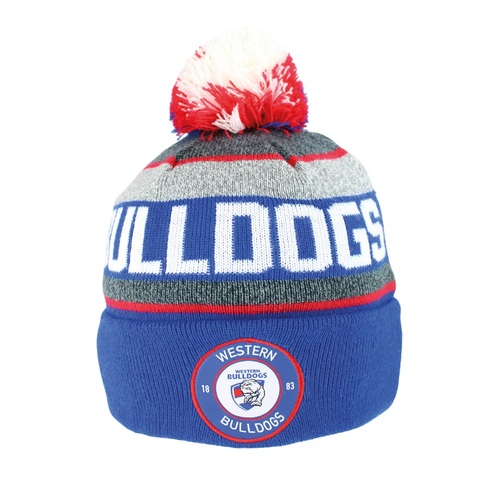 Western Bulldogs AFL Tundra Beanie! BNWT's!