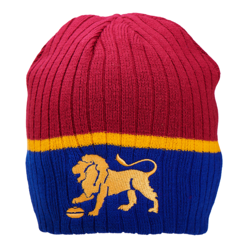 Brisbane Lions AFL Burley Sekem Boundary Rib Beanie! BNWT's!