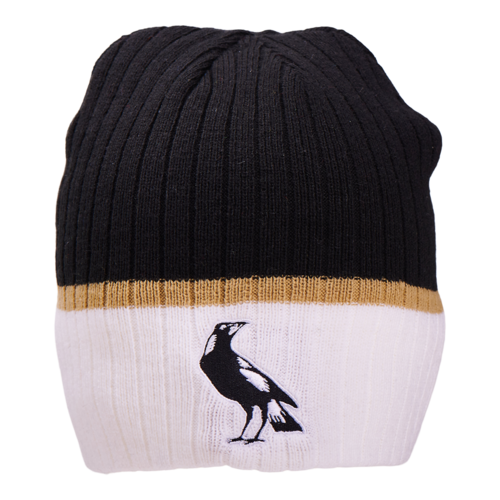 Collingwood Magpies AFL Burley Sekem Boundary Rib Beanie! BNWT's!