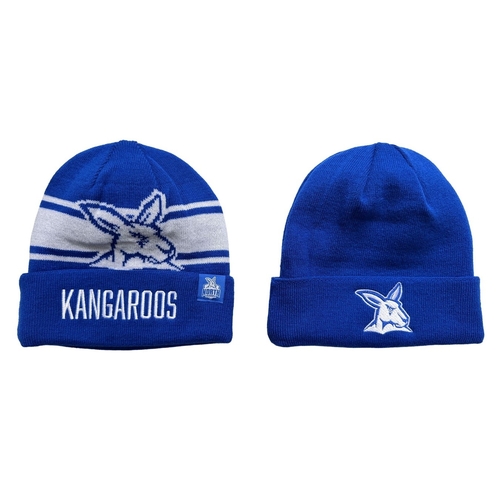 North Melbourne Kangaroos AFL Burley Sekem Transform Beanie BNWT's!