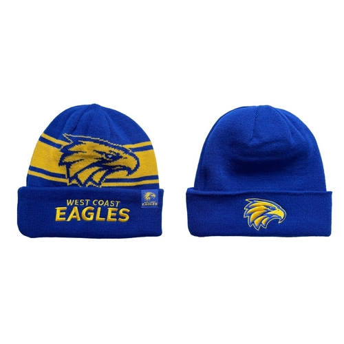 West Coast Eagles AFL Burley Sekem Transform Beanie BNWT's!
