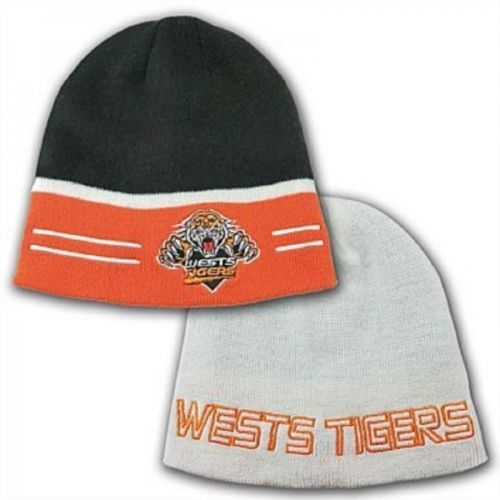 Wests Tigers NRL Switch Reverse Beanie! BNWT's!