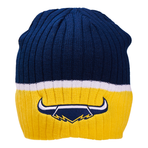 North Queensland Cowboys NRL Burley Sekem Boundary Rib Beanie! BNWT's!