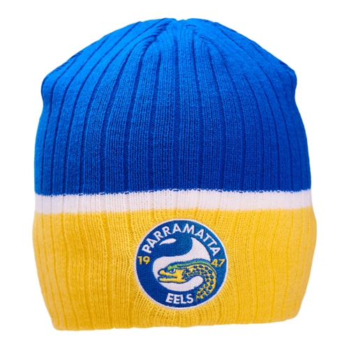 Parramatta Eels NRL Burley Sekem Boundary Rib Beanie! BNWT's!