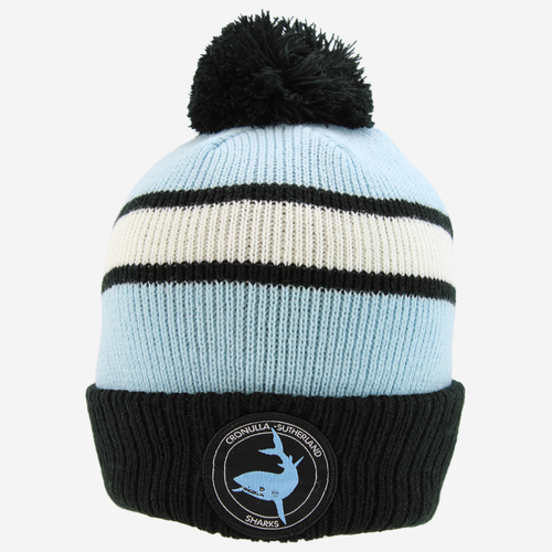 Cronulla Sharks NRL Burley Sekem Retro Beanie! BNWT's