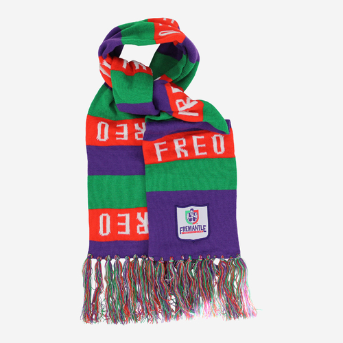 Fremantle Dockers AFL Limited Edition Heritage Emblem Bar Scarf! BNWT's!