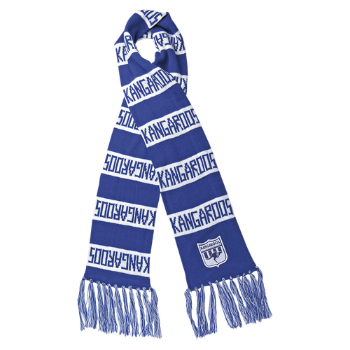 North Melbourne Kangaroos AFL Limited Edition Heritage Emblem Bar Scarf! BNWT's!