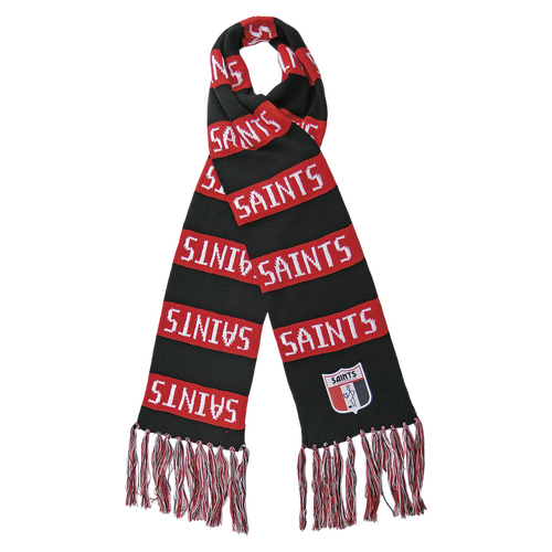 St Kilda Saints AFL Limited Edition Heritage Emblem Bar Scarf! BNWT's!