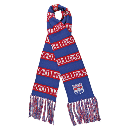 Western Bulldogs AFL Limited Edition Heritage Emblem Bar Scarf! BNWT's!