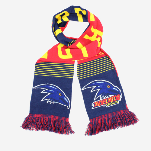 Adelaide Crows AFL Burley Sekem Linebreak Scarf BNWT's!