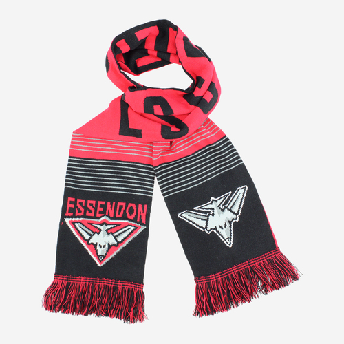 Essendon Bombers AFL Burley Sekem Linebreak Scarf BNWT's!