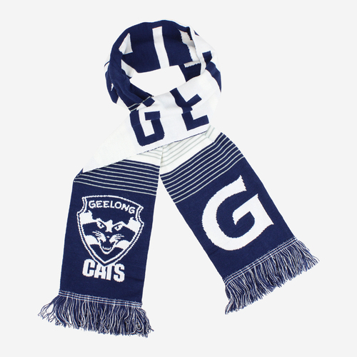 Geelong Cats AFL Burley Sekem Linebreak Scarf BNWT's!