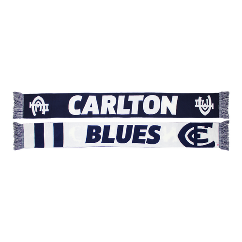 Carlton Blues AFL Burley Sekem Defender Scarf! BNWT!