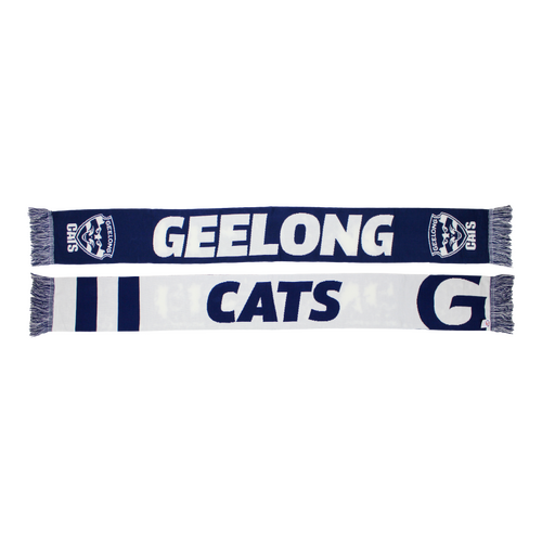 Geelong Cats AFL Burley Sekem Defender Scarf! BNWT!
