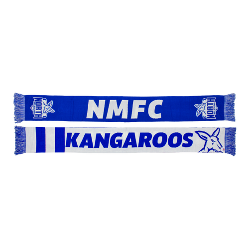 North Melbourne Kangaroos AFL Burley Sekem Defender Scarf! BNWT!