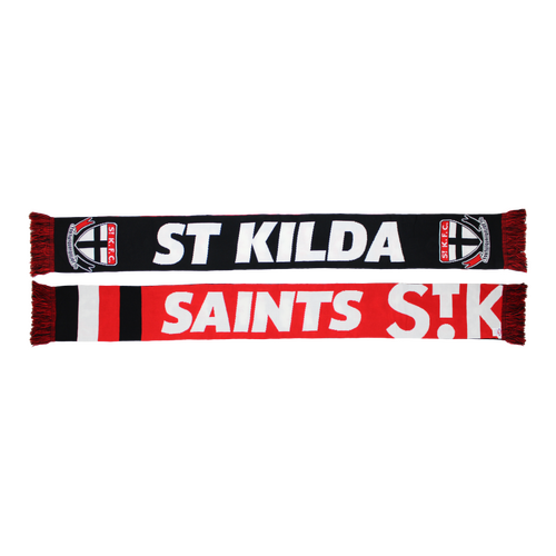 St Kilda Saints AFL Burley Sekem Defender Scarf! BNWT!