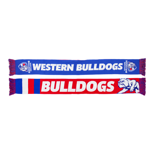 Western Bulldogs AFL Burley Sekem Defender Scarf! BNWT!