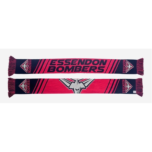 Essendon Bombers AFL Burley Sekem Velocity Scarf BNWT's!