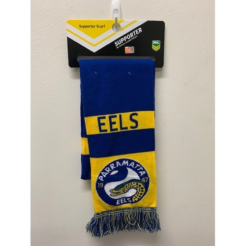 Parramatta Eels NRL Traditional Bar Scarf with tassels! BNWT's!