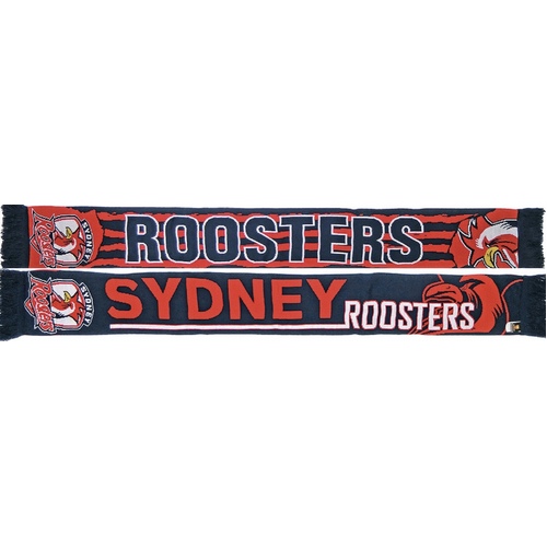 Sydney Roosters NRL Alliance Jacquard Scarf with Tassles/Fringe! BNWT's!