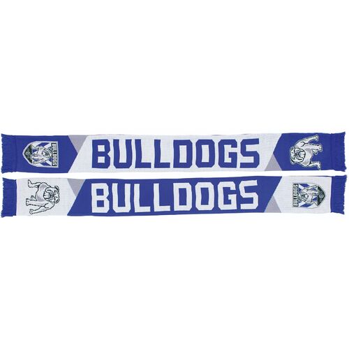 Canterbury Bankstown Bulldogs NRL Geo Panel Scarf!