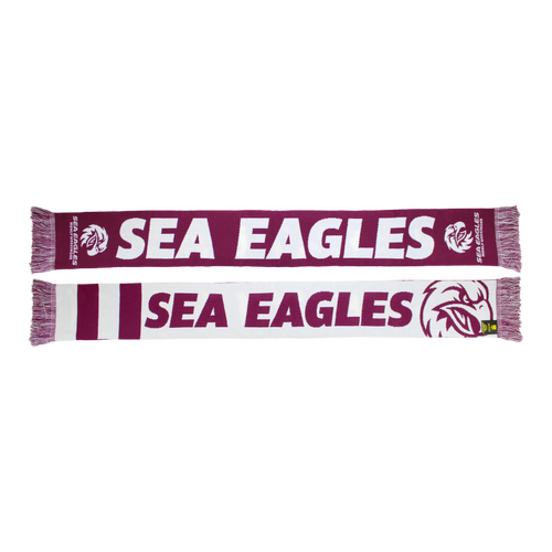 Manly Sea Eagles NRL Burley Sekem Defender Scarf! BNWT!