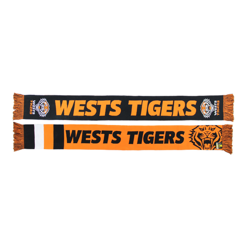 Wests Tigers NRL Burley Sekem Defender Scarf! BNWT!