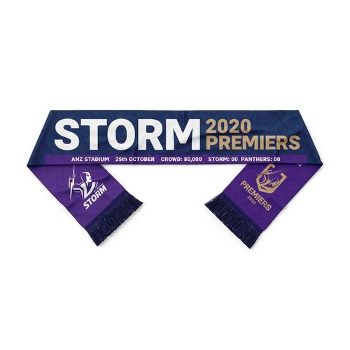 Melbourne Storm 2020 AFL Limited Edition Premiers Scarf! *In Stock*