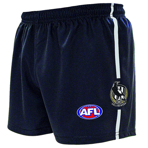 Collingwood Magpies AFL 2021 Burley Sekem Baggy Shorts Sizes S-5XL!
