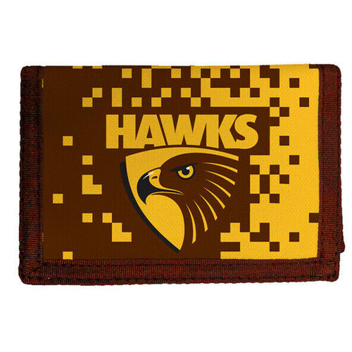 Official AFL Hawthorn Hawks Team Logo Supporters Wallet 