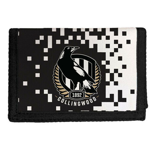 Official AFL Collingwood Magpies Team Logo Supporters Wallet 