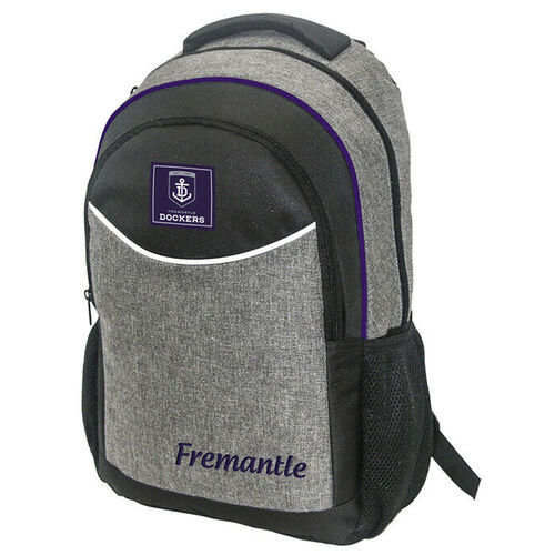 Fremantle Dockers AFL Stealth Backpack Travel Training School Bag!