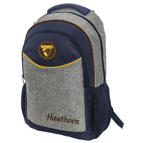 Hawthorn Hawks AFL Stealth Backpack Travel Training School Bag!