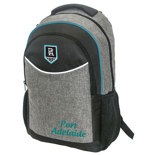 Port Adelaide Power AFL Stealth Backpack Travel Training School Bag!
