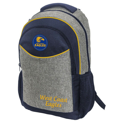 West Coast Eagles AFL Stealth Backpack Travel Training School Bag!