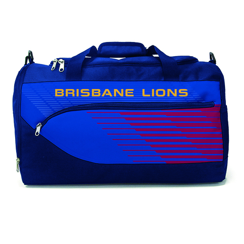 Brisbane Lions AFL Sports Travel Bag! School Bag! Shoulder Bag