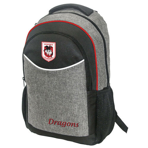 St George Illawarra Dragons NRL Stealth Backpack Travel Training School Bag