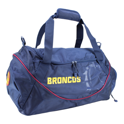 Brisbane Broncos NRL Shadow Sports Travel Bag! School Bag! Shoulder Bag!