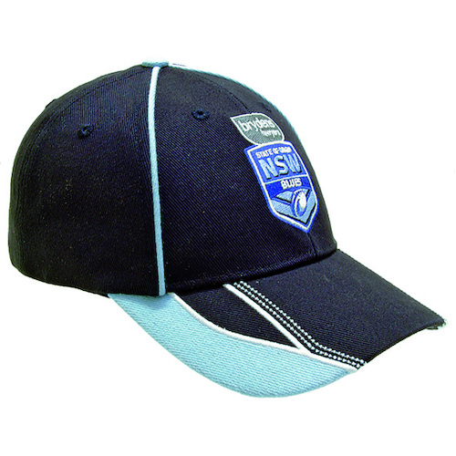 New South Wales NSW Blues State Of Origin Burley Sekem Splice Cap/Hat!